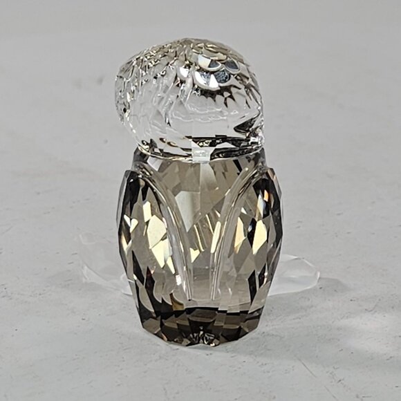 Swarovski Crystal Owl Figurine Medium Brown #1003326 Austria - Picture 3 of 8
